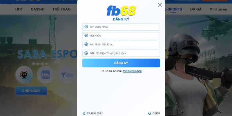 Điều khoản dịch vụ FB68 khi đăng ký
