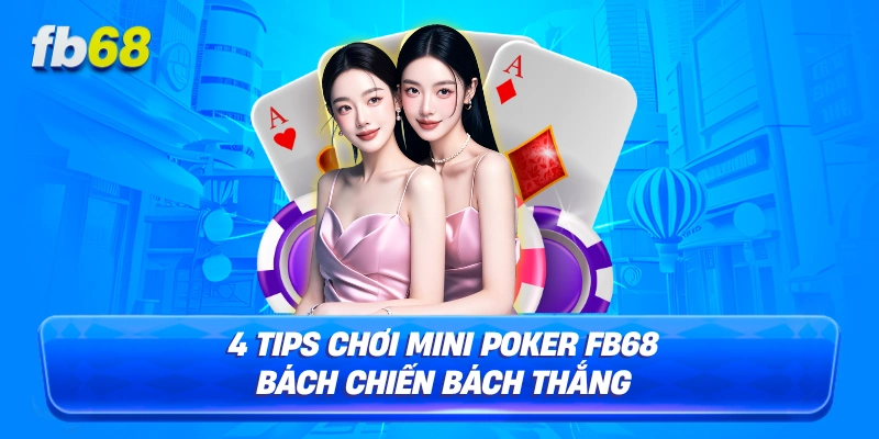 4 tips chơi mini poker FB68 bách chiến bách thắng