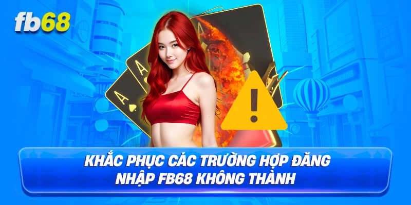 Khắc phục các trường hợp đăng nhập FB68 không thành
